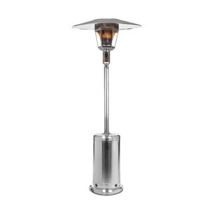 RADtec Allure Series 40,000 BTU Propane Gas Real Flame Heater - Stainless Steel - RF-SS