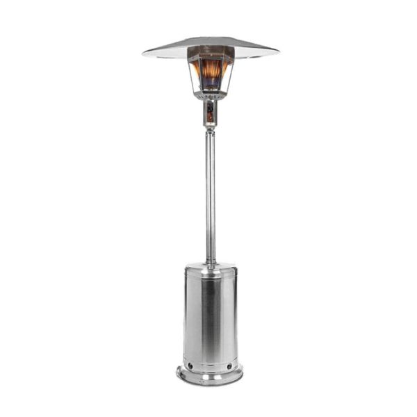 RADtec Allure Series 40,000 BTU Propane Gas Real Flame Heater - Stainless Steel - RF-SS