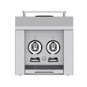 Hestan Built-In/Cart Mounted Natural Gas Double Side Burner - Steeletto - AGB122-NG-SS