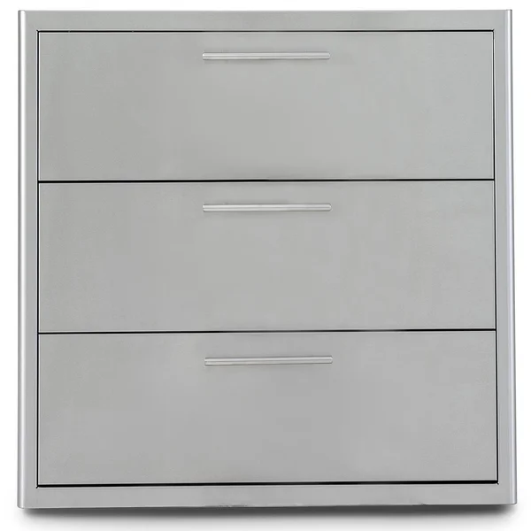 Blaze 30-Inch Stainless Steel Triple Access Drawer - BLZ-30W-3DRW-LT