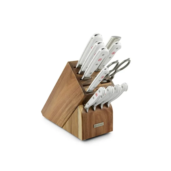 Wusthof Classic White 12-piece Knife Block Set - 1090271201