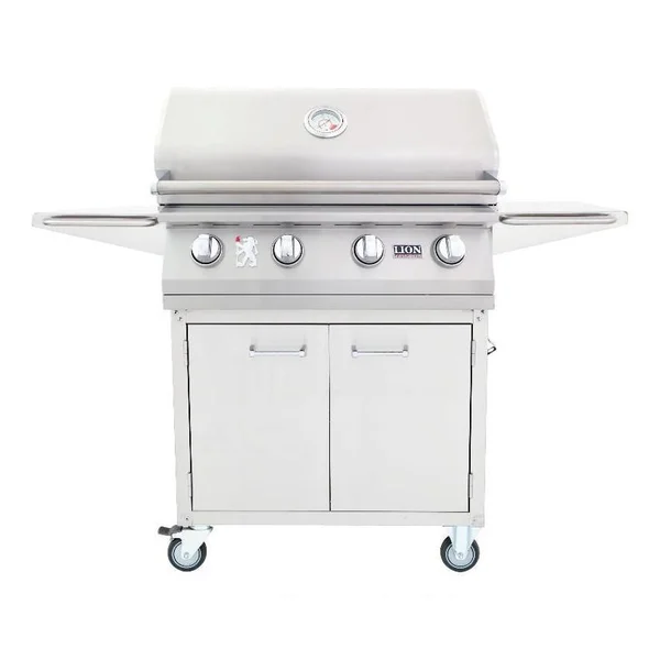 Lion L60000 32-Inch 4-Burner Stainless Steel Natural Gas Grill - 65623