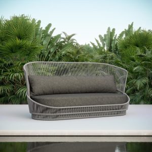 Palma Woven Rope Sofa in Mocha/Midnight by Azzurro Living