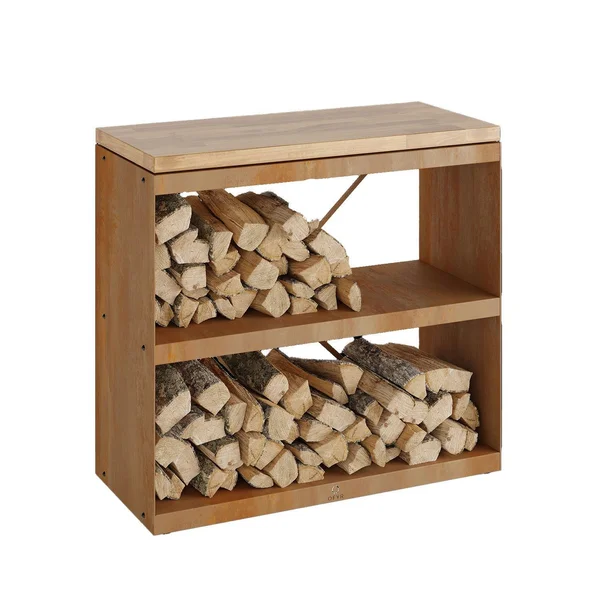 OFYR Wood Storage Corten Dressoir 40 Inch Food Prep Station - WS-D