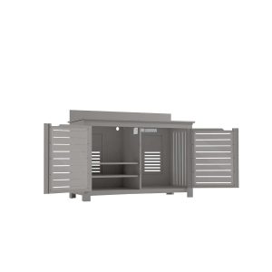 Ledge Lounger Mainstay Rectangle  Bar Credenza - Gray