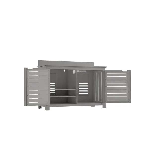 Ledge Lounger Mainstay Rectangle Bar Credenza - Gray