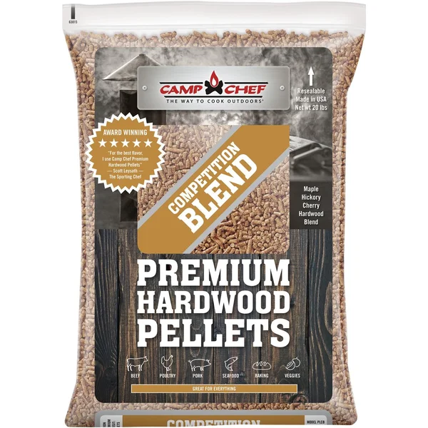 Camp Chef 20 Lb. Premium Hardwood BBQ Pellets - Competition Blend