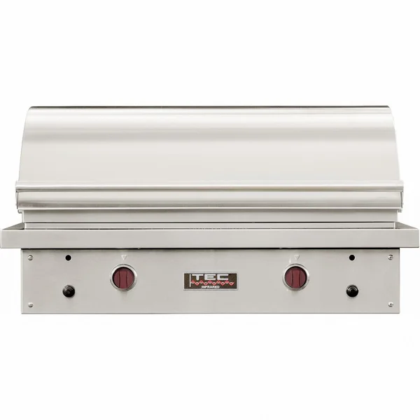 TEC Sterling Patio FR 44-Inch Built-In Infrared Natural Gas Grill W/ Red Knobs