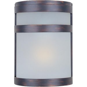 Maxim Arc One Light 9-Inch Outdoor Wall Light - Oil Rubbed Bronze - 5000FTOI
