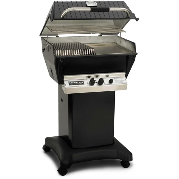Broilmaster P3-SX Super Premium Propane Gas Grill On Black Cart