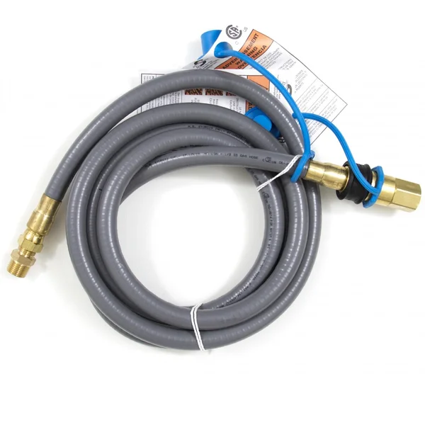 Blaze 10 Ft. Natural Gas/Bulk Propane Hose w/ Quick Disconnect for Gas Grills - BLZ-NG-HOSE