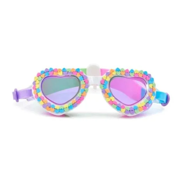Rainbow Heart Swim Goggles