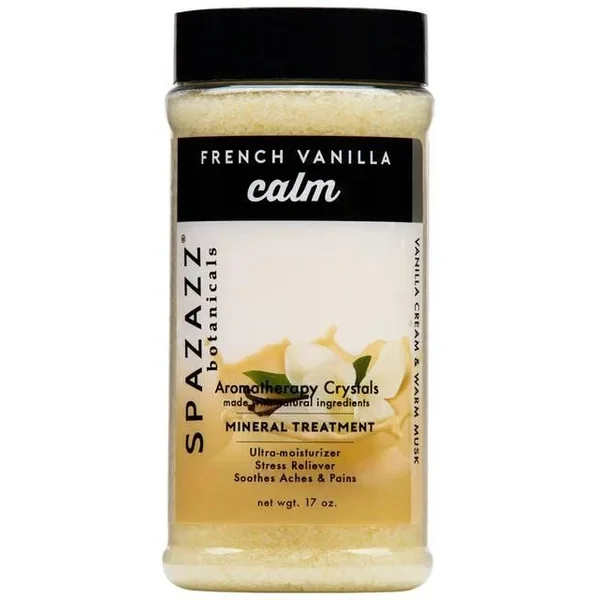 French Vanilla Calm Spa Crystals - 17oz