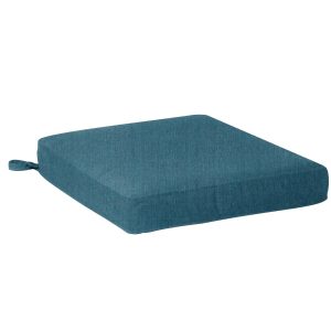 Sunbrella Cast Lagoon Large Outdoor Replacement Seat Cushion W/ Knife Edge By BBQGuys Signature