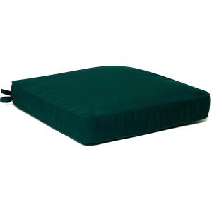 Sunbrella Canvas Forest Green Extra Large Outdoor Replacement Seat Cushion W/ Knife Edge By BBQGuys Signature