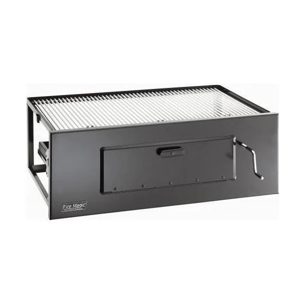 Fire Magic Lift-A-Fire Built-In Charcoal Grill - Large