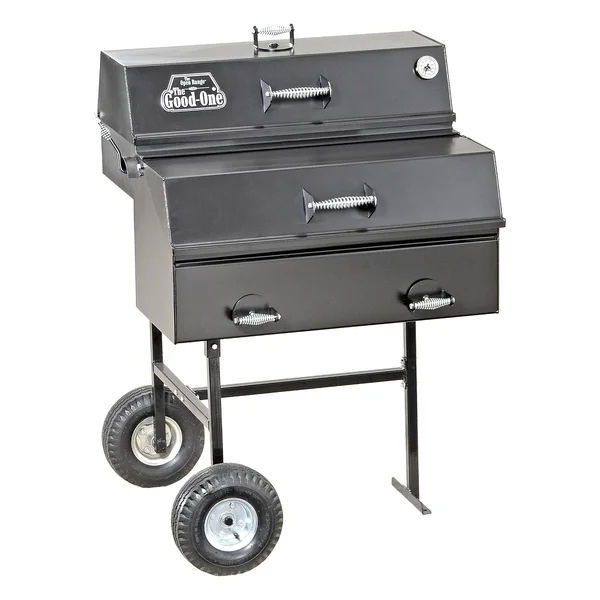 The Good-One Open Range Gen III 36-Inch Freestanding Charcoal Smoker - 06300AOH