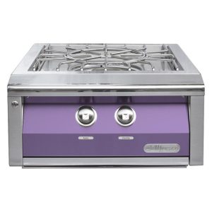 Alfresco 24-Inch Natural Gas Versa Power Cooking System in Blue Lilac - AXEVP-NG-S4005