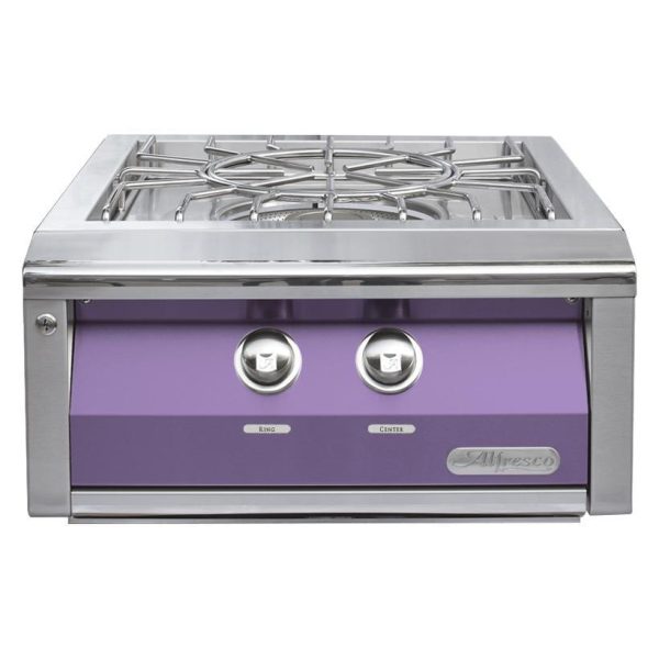 Alfresco 24-Inch Natural Gas Versa Power Cooking System in Blue Lilac - AXEVP-NG-S4005