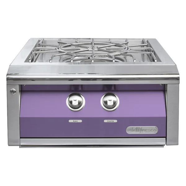 Alfresco 24-Inch Natural Gas Versa Power Cooking System in Blue Lilac - AXEVP-NG-S4005