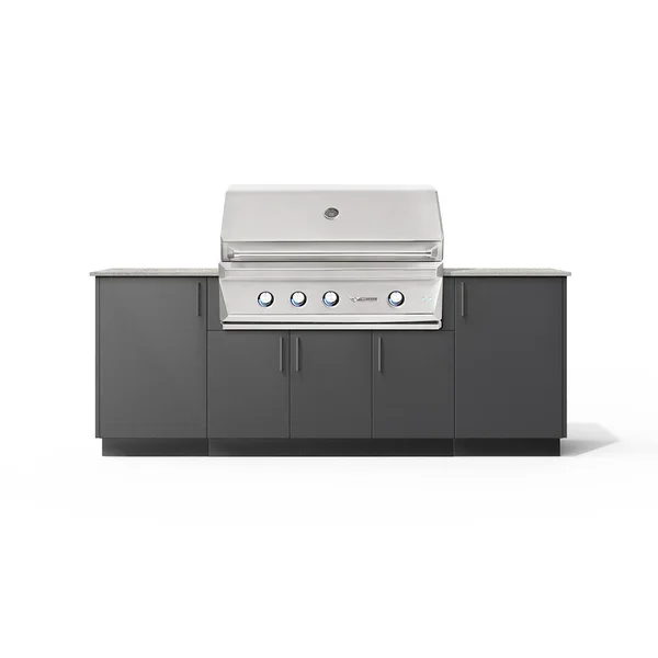 Urban Bonfire Sierra 42 Outdoor Kitchen w/ Twin Eagles Natural Gas Grill, Keon Dekton Countertop & Anthracite Finish - B-Sierra-42-TwinEagles-Keon-Anthracite