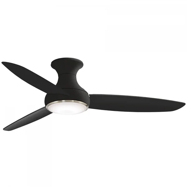 Minka-Aire Concept III 54-Inch 3-Blade LED Smart Ceiling Fan in Oil Rubbed Bronze Finish W/ Oil Rubbed Bronze Blades & Etched Opal Glass - F467L-ORB