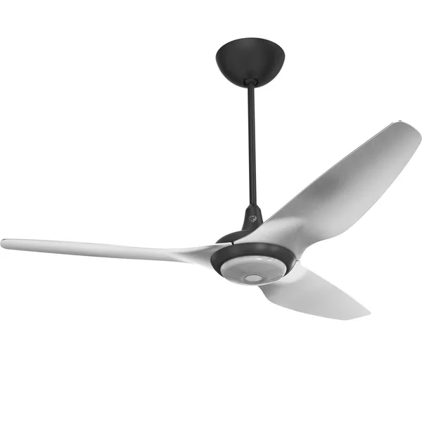 Big Ass Fans 60-Inch Haiku Ceiling Fan Universal Mount W/20-Inch Downrod & Downlight in Black/Brushed Aluminum - MK-HK4-052506A258F531G10I20S2