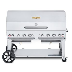 Crown Verity 60-Inch Single Inlet (50 or 100 LB Tanks Only) Mobile Propane Grill Dome Package - CV-MCB-60-SI 50/100-1RDP