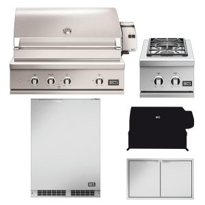 DCS Series 9 5-Piece 36-Inch Propane Gas Outdoor Kitchen Package - BE1-36RC-L-5PC