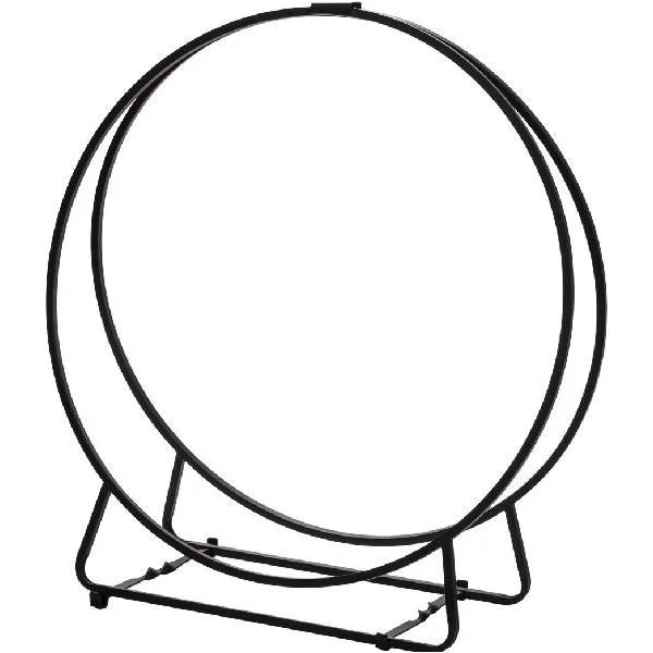 Dagan Industries 24-Inch Black Steel Log Hoop