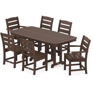 POLYWOOD Lakeside 7-Piece Dining Set - Mahogany
