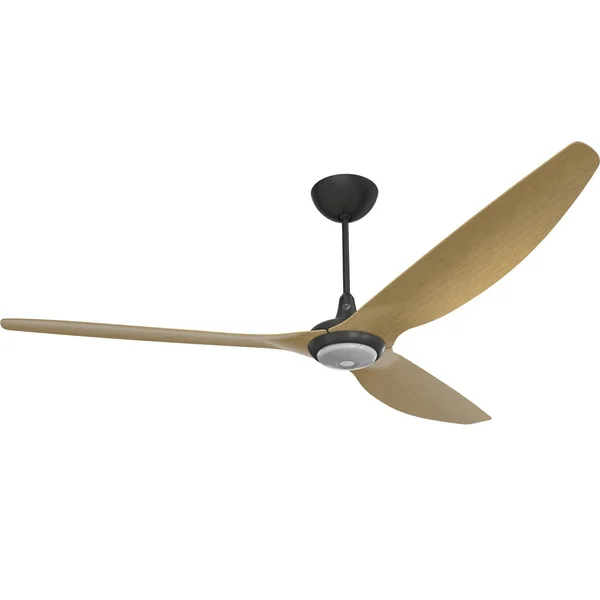 Big Ass Fans 84-Inch Haiku Ceiling Fan Universal Mount W/12-Inch Downrod & Downlight in Black/Caramel - MK-HK4-071906A258F504G10I12S2