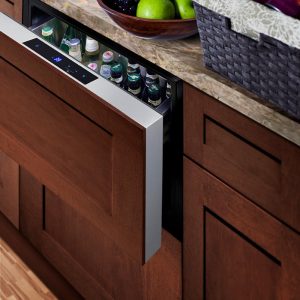 Summit 24-Inch 2 Cu. Ft. Built-In Outdoor Drawer Refrigerator - Custom Panel - SDR241OS