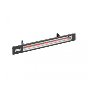 Infratech Slimline Series 29 1/2-Inch 1600W Single Element Electric Infrared Patio Heater - 240V - Matte Black - SL1624BL