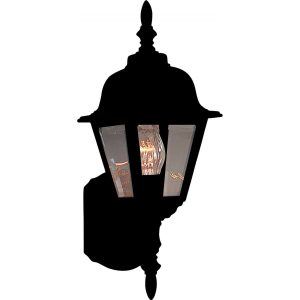 Maxim Builder Cast One Light 16-Inch Outdoor Wall Light - Black - 3005CLBK