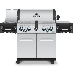 Broil King Regal S 590 PRO IR 5-Burner Propane Gas Grill With Rotisserie & Infrared Side Burner - Stainless Steel - 958944