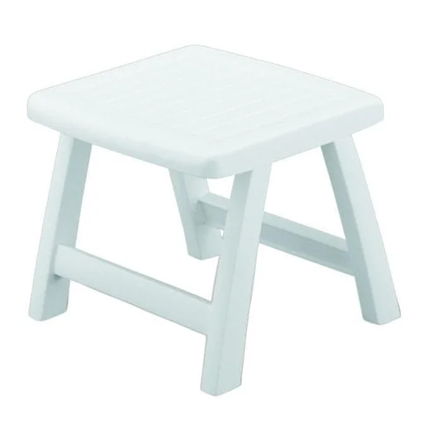 Roma Resin Ottoman in White by KETTLER