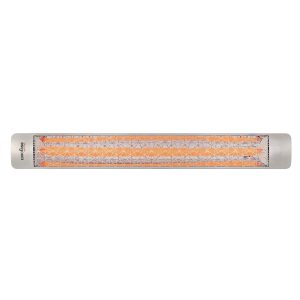 Eurofase Astra Series 61 Inch 3000 Watt Single Element Marine Grade 277V Electric Patio Heater in Stainless Steel - EF30277S4