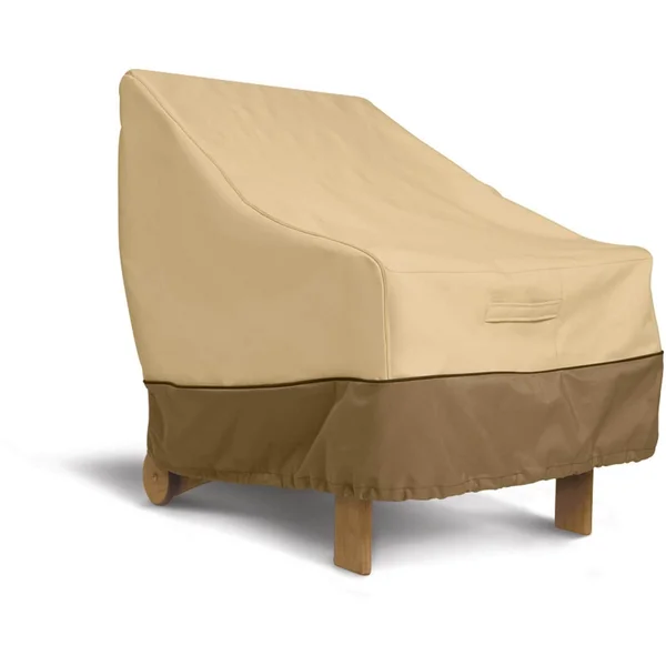Classic Accessories Veranda Standard Patio Chair Cover - Pebble/Bark/Earth