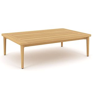 Seville 48 X 32 Inch Rectangular Teak Coffee Table by Royal Teak Collection