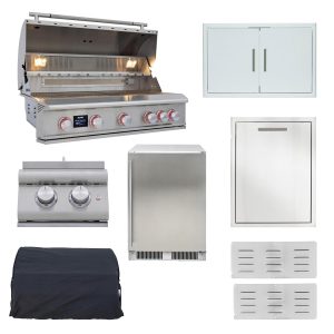 Blaze LTE PRO 8-Piece 40-Inch Natural Gas Outdoor Kitchen Package