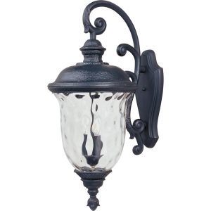 Maxim Carriage House DC Three Light 31-Inch Outdoor Wall Light - Oriental Bronze - 3498WGOB