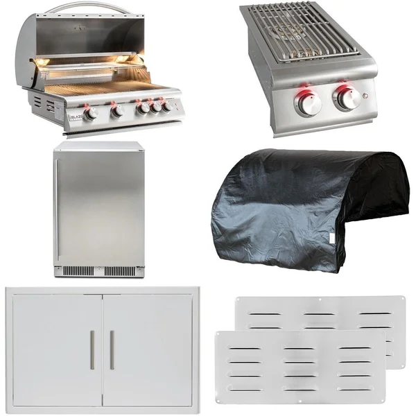 Blaze LTE 7-Piece 32-Inch Propane Outdoor Kitchen Package