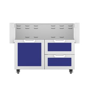 Hestan Double Drawer And Door Tower Cart For 42-Inch Gas Grill - Prince - GCR42-BU