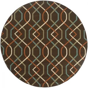 Oriental Weavers Montego 7.83 Ft. Round Indoor/Outdoor Rug - 896N