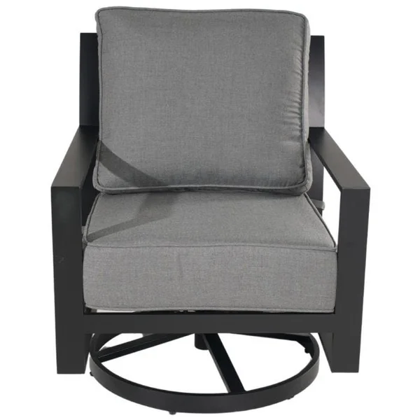 Cascade Motion Lounge Chair- Black/Dolphin