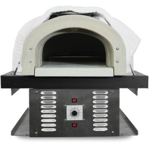 Chicago Brick Oven CBO-750 Built-In Hybrid Residential Outdoor Pizza Oven Kit - Natural Gas - CBO-O-KIT-750-HYB-NG-R-3K