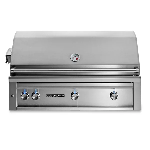 Lynx Sedona 42 Inch Built-In Natural Gas Grill w/ Rotisserie & Three SS Tube Burners - L701R-NG