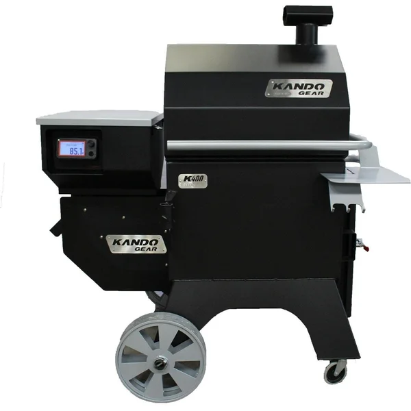 KANDO Gear K480 Pellet Grill w/ Stainless Steel Grates & Swivel Table - K480-SS