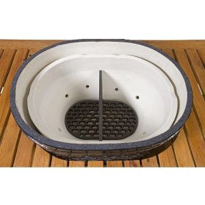 Primo Cast Iron Firebox Divider For Oval XL - PG00334